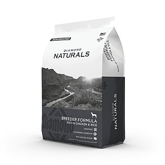 Сухий холістик корм Diamond Naturals Breeder Formula Chicken&Rice з куркою для дорослих собак всіх порід на всіх стадіях життя, 20 кг