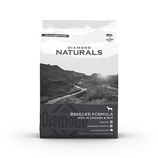 Сухий холістик корм Diamond Naturals Breeder Formula Chicken&Rice з куркою для дорослих собак всіх порід на всіх стадіях життя, 20 кг