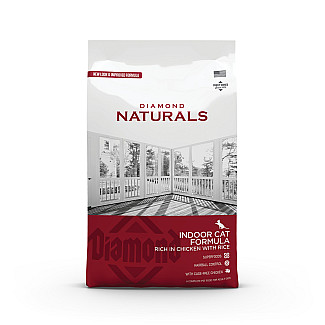 Сухий холістик корм Diamond Naturals Indoor Cat Chicken&Rice з куркою для котів, 7.5 кг