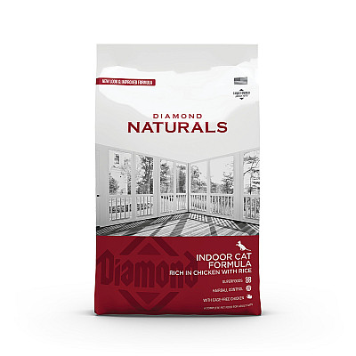 Сухий холістик корм Diamond Naturals Indoor Cat Chicken&Rice з куркою для котів