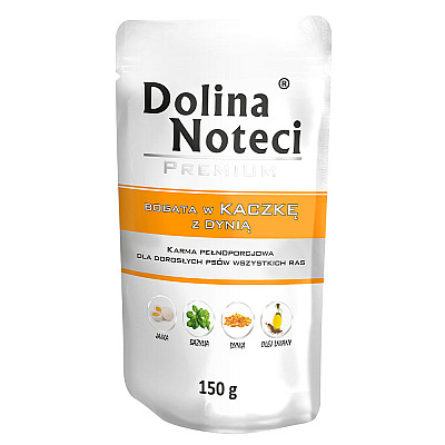 Вологий корм для дорослих собак Dolina Noteci Premium качка та гарбуз