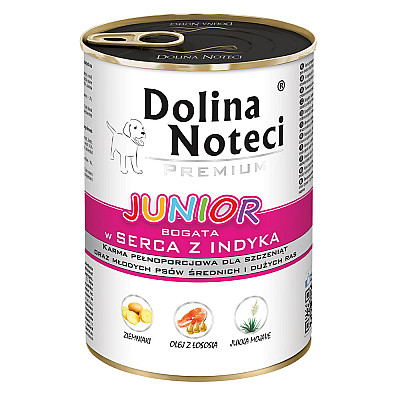 Влажный корм  Dolina Noteci Premium для щенков с индейкой