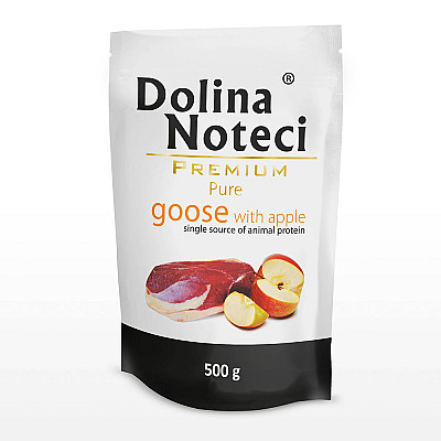 Корм для собак Dolina Noteci Pure Wet гусь с яблоком