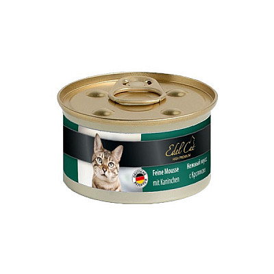 Edel Cat нежный мусс Кролик консервы для котов