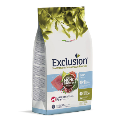 Сухий корм  Exclusion Tuna Large Breed  для цуценят великих порід з тунцем