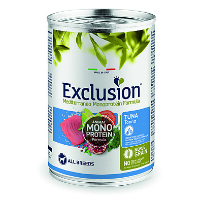 Вологий корм  Exclusion Adult Tuna  для дорослих собак усіх порід з тунцем