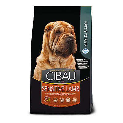 Сухой корм для собак Farmina Cibau Sensitive Lamb Medium/Maxi – с ягненком для средних и крупных пород с чувствительным пищеварением