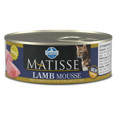 Вологий корм для кішок Farmina MATISSE CAT MOUSSE Lamb з ягням