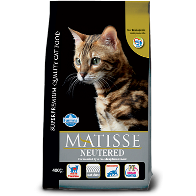 Farmina Matisse Cat Neutered Chicken – Сухой корм с курицей для стерилизованных кошек и кастрированных котов