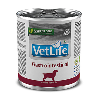 Консервы для собак Farmina VetLife Gastrointestinal – Консервированный корм-диета с курицей и рыбой для взрослых собак при нарушении пищеварения