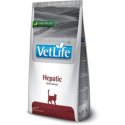 Сухий корм для кішок Farmina VetLife Hepatic дієт. харчування, при хронічній печінковій недостатності для котів