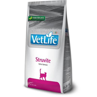 Лечебный корм для кошек Farmina VetLife Struvite – сухой корм-диета с курицей для кошек и кошек при мочекаменной болезни