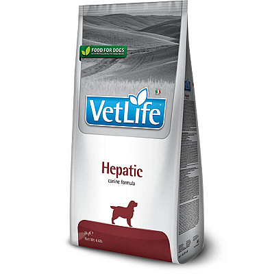 Сухий корм-дієта для собак Farmina VetLife Hepatic –  при хронічній печінковій недостатності