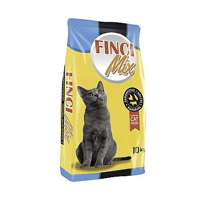 Fіnсі Mix смаків курки, риби та яловичини, сухий корм для котів