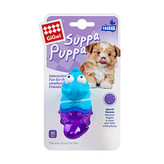 GiGwi Suppa Puppa - Іграшка для собак Лисиця з пищалкою, 9 см