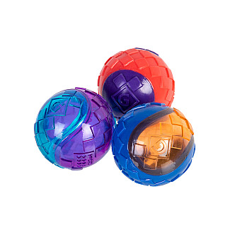 GiGwi BALL - Іграшка для собак Три мячі з пищалкою, 5 см