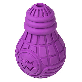 GiGwi Bulb Rubber - Іграшка для собак Лампочка гумова L, фіолетовий