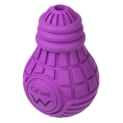 Іграшка для собак GiGwi Bulb Rubber Лампочка гумова фіолетовий