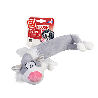 GiGwi Plush - Іграшка для собак Кіт з пищалкою, 63 см