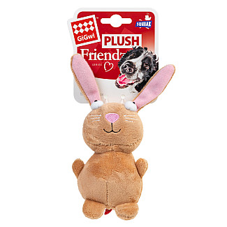 GiGwi Plush - Іграшка для собак Кролик з пищалкою, 16 см