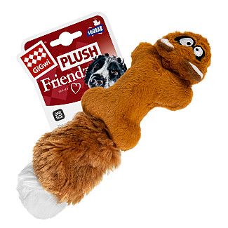 GiGwi Plush - Іграшка для собак Білка з 2-ма пищалками, 24 см