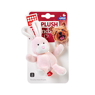 GiGwi Plush - Іграшка для собак Заєць з пищалкою, 11 см