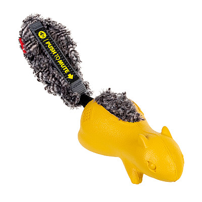 GiGwi Catch & fetch - Іграшка для собак Білка з пищалко. що відключається