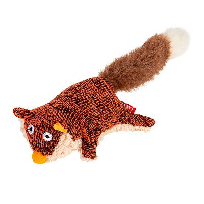 GiGwi Plush - Іграшка для собак Лисиця з пищалкою