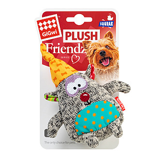 GiGwi Plush - Іграшка для собак Ведмідь з пищалкою, 10 см