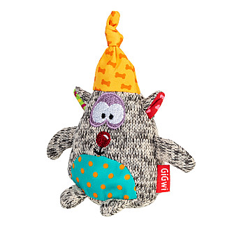 GiGwi Plush - Іграшка для собак Ведмідь з пищалкою, 10 см