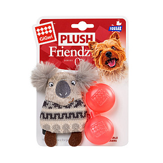 GiGwi Plush - Іграшка для собак Коала з пищалкою, 10 см