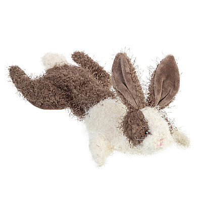 GiGwi Plush - Іграшка для собак Заєць, шкурка з пищалкою
