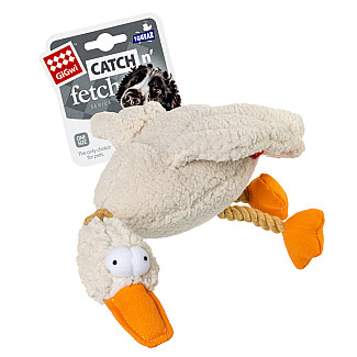 GiGwi Catch & fetch - Іграшка для собак Качка з пищалкою, 36 см