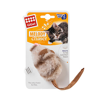 GiGwi Melody chaser - Іграшка для котів Мишка з електронним чіпом, 9 см
