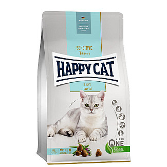 Happy Cat Sensitive Adult Light - Сухий корм з птицею для дорослих котів з надмірною вагою, 4 кг