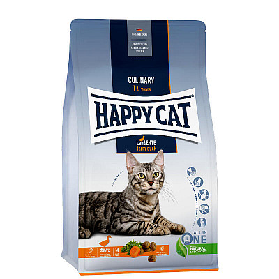 Happy Cat Culinary Adult Land-Ente - Сухий корм з качкою для котів з чутливим травленням
