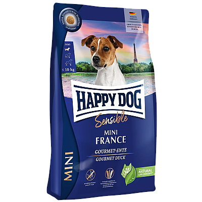 Сухий корм Happy Dog Sensible Mini France для собак дрібних порід з качкою