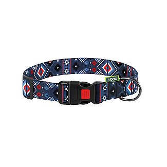 Нашийник ТМ HIDOG "Aztec purple" 30-40 cм, розмір M