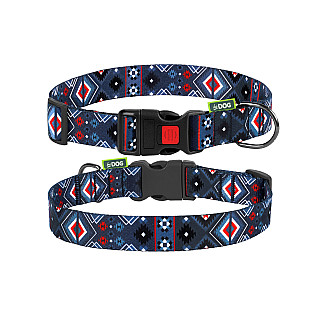 Нашийник ТМ HIDOG "Aztec purple" 25-33 см, розмір S
