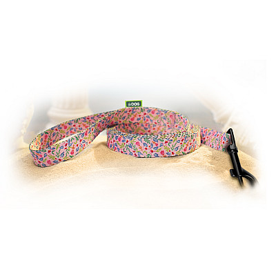 Повідець ТМ HIDOG  "Flowers pink" довжина 152 см