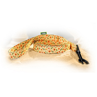 Повідець ТМ HIDOG  "Flowers yellow" довжина 152 см