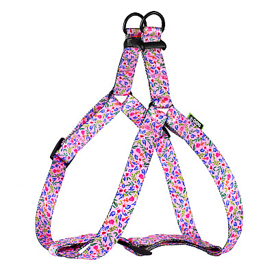 Шлея ТМ HIDOG "Flowers pink"