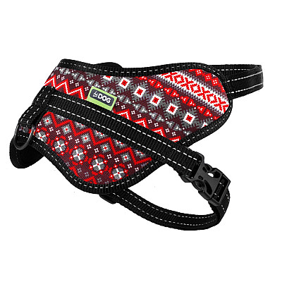 Шлея ТМ HIDOG"Метелик" "Вишиванка", 40-55см