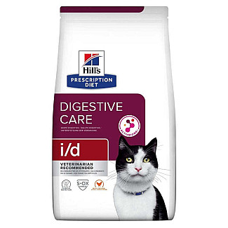 Hill’s Prescription Diet i/d Сухий корм для котів догляд за травленням, з куркою, 400 г