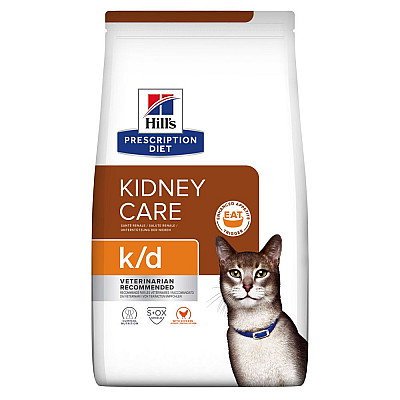 Сухий корм для котів підтримання функції нирок Hill’s Prescription Diet k/d з куркою
