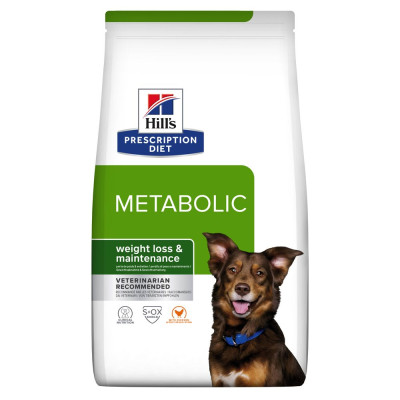 Сухий корм Hill's Prescription Diet Metabolic для собак для контролю та зниження ваги з куркою(ТЕРМІН 11/2026)
