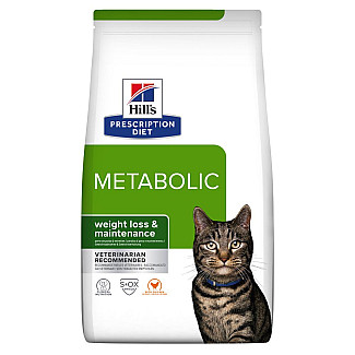 Hill’s Prescription Diet Metabolic Сухий корм для котів для контролю та зниження ваги, з куркою, 1.5 кг