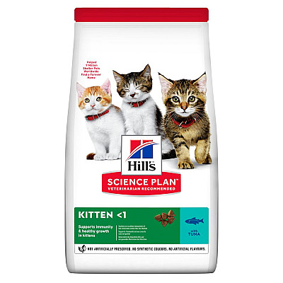 Сухой корм Hill's Science Plan Kitten для котят и кошек в период беременности и лактации, с тунцом