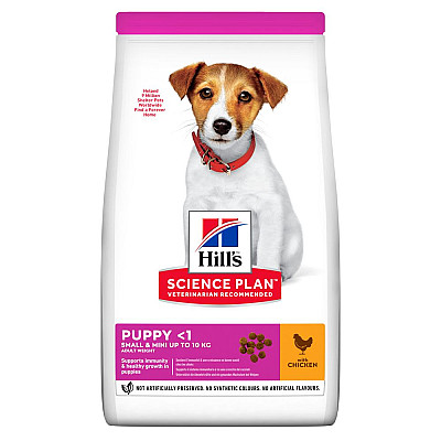Сухий корм Hill’s Science Plan Puppy Small & Mini для цуценят малих і мініатюрних порід, з куркою