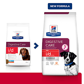 Hill's Prescription Diet i/d Stress Mini Сухий корм для собак догляд за травленням при стресових факторах, з куркою, 1 кг
